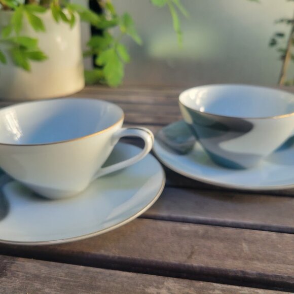 s/2 vintage rare Noritake teacups/saucers - Picture 4 of 9